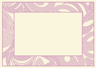 Vector decorative frame