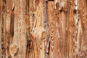 wooden background of rough pine boards