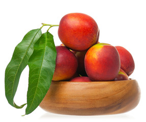 Fresh ripe nectarines