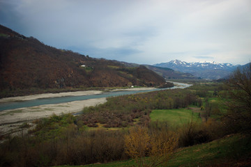 Tara River canyon. Montenegro