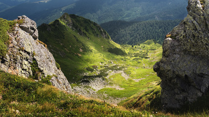 Beautiful mountain valley