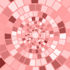 Obraz premium Pink Mosaic Background. Hypnotic Pink Mosaic Pattern
