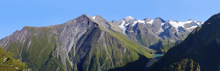 Die Berge rund um den Stausee Wasserfallboden