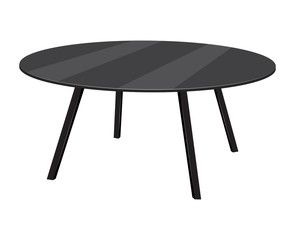 Wooden table isolated illustration