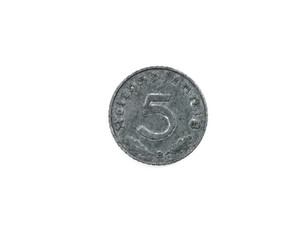 Nazi swastika coins, numismatics, collection