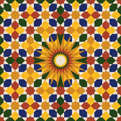 Arabic seamless pattern