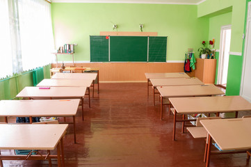 The class of kindergarten for children's education
