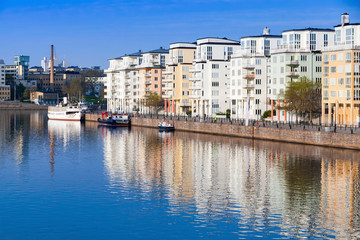 Fototapeta na wymiar Stockholm. Sodermalm district cityscape
