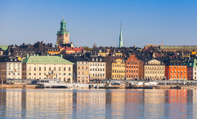 Fototapeta na wymiar Stockholm, cityscape of Gamla Stan