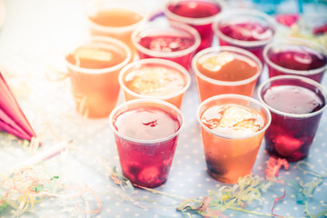 fruit jelly, vintage tonned effect