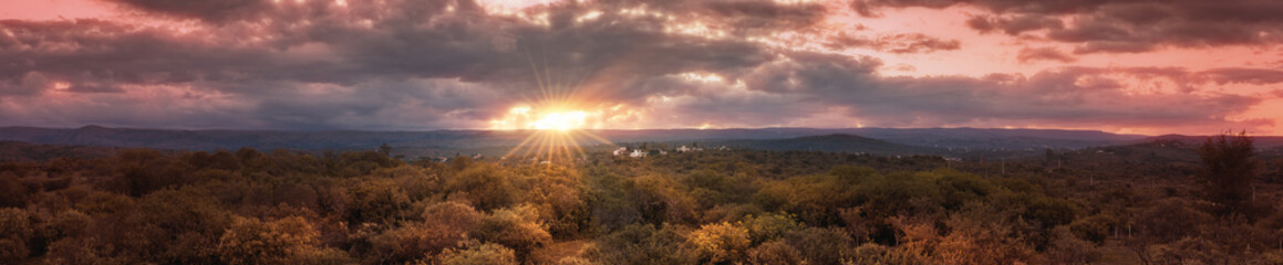 Sunset in Cabalango Cordoba Argentina