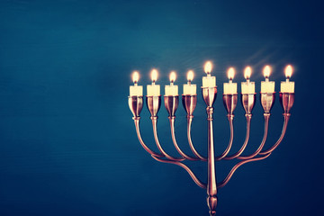 Image of jewish holiday Hanukkah background