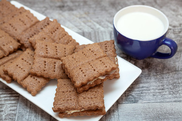 Delicious chocolate chip cookies