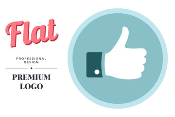 Obraz premium Modern color social media icon design. Vector round sign template