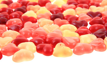 jelly candy hearts love texture