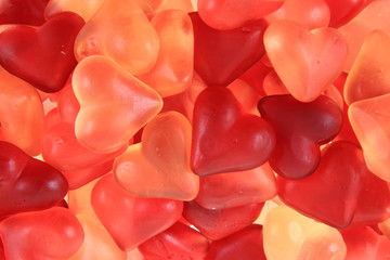 jelly candy hearts love texture