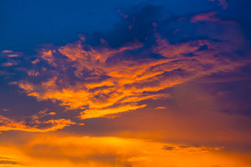 Fototapeta premium landscape with dramatic light