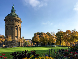 Obraz premium Mannheim Water Tower / Wasserturm