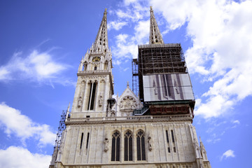 Zagreb cathedral, Croatia