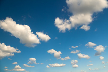 Sky daylight and white clouds.