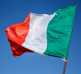 Flag Italy Closeup