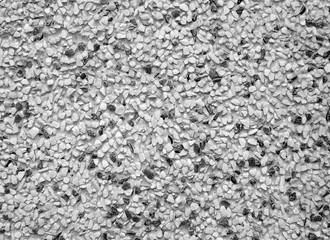 Black and white washed gravel texture