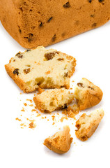 image of cake on a white background