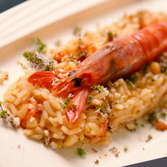  risotto with seafood
