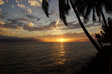 Sonnenuntergang Kauai / Hawaii