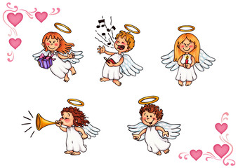 Christkind, Engel, Himmel, Kinder