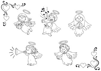 Christkind, Engel, Himmel, Kinder