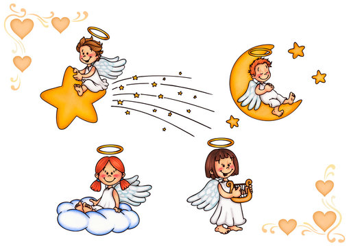 Engel Himmel Stock Photos And Royalty Free Images Vectors And Illustrations Adobe Stock