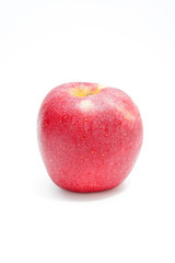 The apple red on white background style