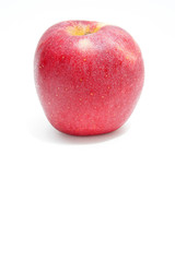 The apple red on white background style