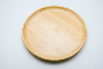 Wooden Kitchen on white background