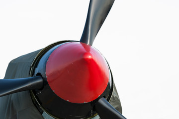 Propeller of a vintage plane