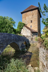 Fototapeta na wymiar Vues d'Arbois - Jura - Franche-comté