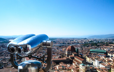 Ausblick von der Domkuppel auf Florenz