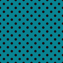 Black polka dot
