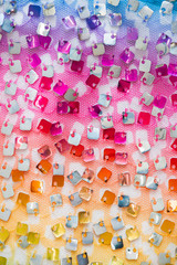 Fototapeta premium Bright multicolor sequin