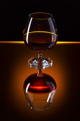 Snifter with brandy