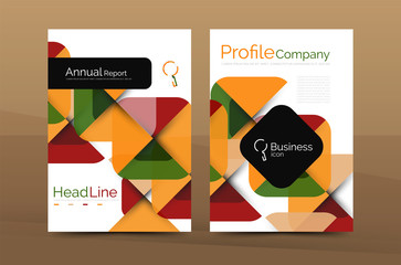 Business company profile brochure template