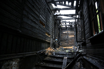 House after the fire