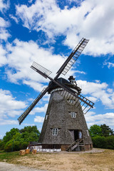 Obraz na płótnie Canvas Die Windmühle in Benz auf der Insel Usedom