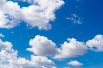 Clouds in the blue sky