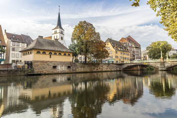 The central part of Strasbourg