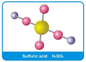 molecule of sulfuric acid