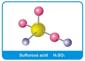 molecule of Sulfurous Acid