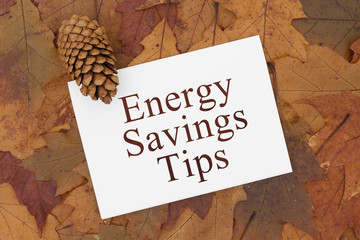 Energy Savings Tips Message