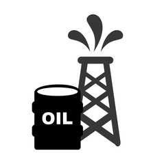 barrel petroluem industry icon vector illustration design